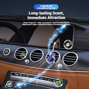 Wholesale <b>Car</b> Aromatherapy Accessories Dynamic Note Guitar Air Vent Perfume Ornaments Fruity Fragrance Alloy Air Outlet Clip No - Product Image 4
