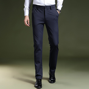 Vente chaude hommes 2022 été nouveaux pantalons décontractés hommes affaires pantalons en Nylon haute élastique pantalon - Product Image 2