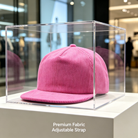 En Stock, Gorra Deportiva Retro Vintage de 5 Paneles, Franela Suave, Visera Plana, Unisex, para las Cuatro Estaciones, Bordado 3D con Frutas, Puntos y Lazos
