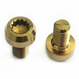 <span class=keywords><strong>Tornillos</strong></span> de Titanio GR5 M7 M8, Precio de Fábrica, Cabeza Interna de 12 Puntas, Tornillo de Rin Dividido, Cabeza Redonda Dorada, Tornillo <span class=keywords><strong>para</strong></span> Rueda <span class=keywords><strong>BBS</strong></span> - Product Image 2