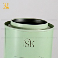 Tin smaker Factory Custom 50 Gramm Teedose mit Innen deckel Oem & Odm Lebensmittel behälter Metall behälter Blechdose für Tee Kaffee Verpackung