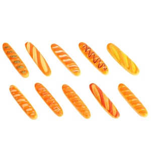 Lanshuo Mini Juguetes de Resina en Forma de Pan, Modelo 3D DIY, Decoración para Llaveros, Set de Juguetes para Casa de Juegos y Tienda de Comestibles - Product Image 5