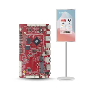 YISHENG YS-FA527 Allwinner A527 carte mère 4K POE Port cartes mères ARM intégrées pour PC à écran tactile industriel