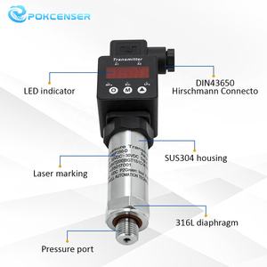 産業用 0-16 bar 水・油・燃料 <span class=keywords><strong>4</strong></span>～20mA アナログ圧力伝送器・トランスデューサー デジタルLED表示付き - Product Image 3