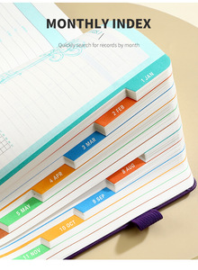 2025 cao cấp bìa cứng kế hoạch-đàn hồi ban nhạc máy tính xách tay bút Vòng tròn góc | tùy chỉnh in trang bên trong & Matte cán - Product Image 2