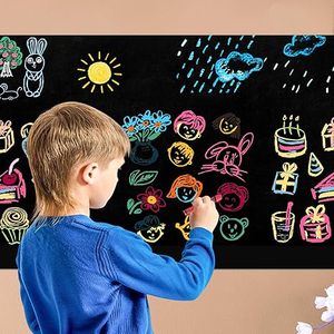 <span class=keywords><strong>Pizarra</strong></span> <span class=keywords><strong>Adhesiva</strong></span> Suave, <span class=keywords><strong>Pizarra</strong></span> de Borrado en Seco Apta para Niños con Diseño de Arco, No Plegable, para Uso Escolar y Doméstico - Product Image 5