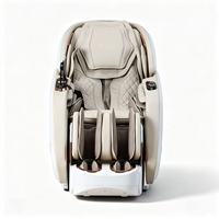 Shiatsu-Massagesessel Ganzkörper 3D-Roller Airbag-Liegesessel mit Fuß- und Wadenmassage Negative Ionen für Zuhause