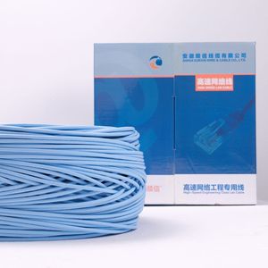 Câble <span class=keywords><strong>Ethernet</strong></span> Cat6 CCA 1000 pieds 23AWG UTP solide haute vitesse 305m 4 paires cuivre plaqué aluminium - Product Image 4