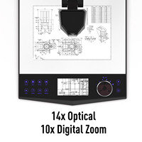 Caméra de présentation de documents JOYUSING avec zoom optique 14X, format A3, et écran de prévisualisation LCD de 5 pouces