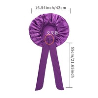Bonnet de douche en soie pour femmes de créateur Outil de coiffure polyvalent et enveloppements pour les cheveux