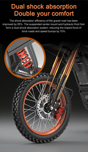 US Warehouse Spot Nieuwe Stijl Elektrische Dirtbike Krachtige 3000W 48V Elektrische Motorfiets - Product Image 5