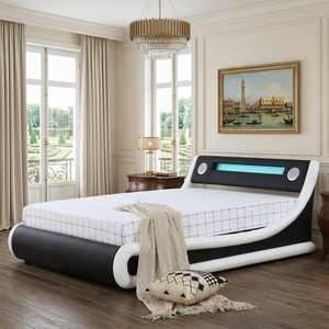 <span class=keywords><strong>Letto</strong></span> <span class=keywords><strong>matrimoniale</strong></span> moderno Willsoon in pelle PU con sollevamento a gas, telaio <span class=keywords><strong>letto</strong></span> musicale con altoparlante, morbido <span class=keywords><strong>letto</strong></span> contenitore all'ingrosso - Product Image 3