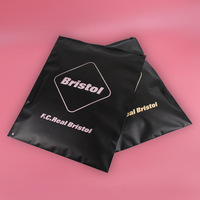 Sacs en polyéthylène noirs personnalisés à fermeture éclair pour emballage de sweats à capuche, sacs en plastique transparents à fermeture éclair avec logo imprimé – Offre Spéciale