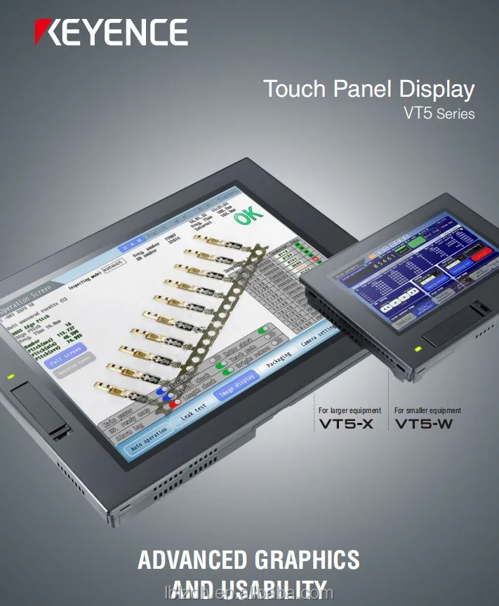 KEYENCE VT5-X10 VT5-W10 10 Inch HMI Touch Screen Multifunctional