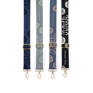 Cinghia per borsa in tessuto con lettere da 5 cm e ganci in metallo per borse e zaini - Product Image 1