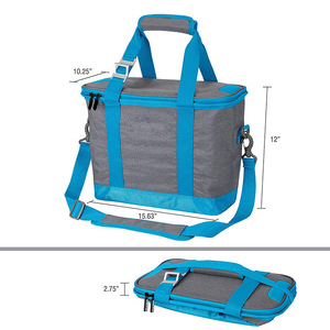 Sac isotherme à grande capacité avec logo personnalisé, sac de transport pour le camping en plein air, sac de plage isolé pour pique-nique, sac bandoulière - Product Image 2