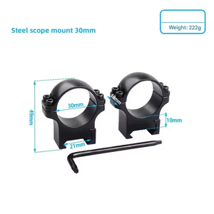 วงแหวนยึดกล้องเล็งแบบยุทธวิธีอะลูมิเนียมขนาด 30 มม. ทนทาน พร้อมขายึดแบบปลดเร็ว รองรับแรงดันสูง สำหรับอุปกรณ์เล็งยิงกลางแจ้ง - Product Image 3