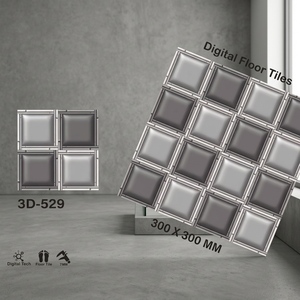 Vistaar Marque 3D Nouvelle conception architecturale Plancher en céramique numérique Carreaux émaillés brillants 30x30 12x12 16x16 40x40 300x300 400x400 - Product Image 3