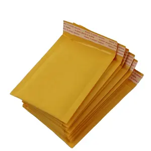 4.7*6.3 Inch 12*16Cm + 4Cm Kraft Bubble Mailers Enveloppen Wrap Tassen Gewatteerde Envelop Mail verpakking Pouch Gratis Verzending