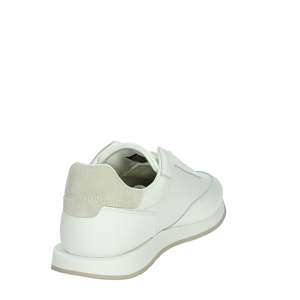 Baskets basses décontractées en cuir blanc pour homme Calvin Klein - Product Image 3