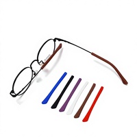 Embouts de branches de lunettes en acétate à trou carré plat, taille du trou intérieur 1,0*2,0 mm, longueur 70 mm, extensibles, antidérapants, pour lunettes