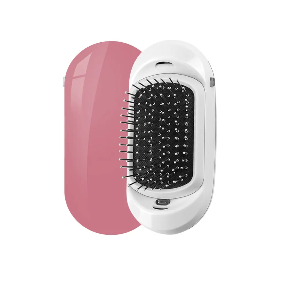 Hair Straightener Comb Portable Electric Ionic Hairbrush Negative Ions Hair Comb Hair Combs For Women Custom