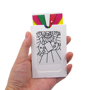 Carta da Clown con trucco magico giocattolo per oggetti di scena di piccole dimensioni che cambiano colore Clown facile da fare trucchi magici per bambini - Product Image 2