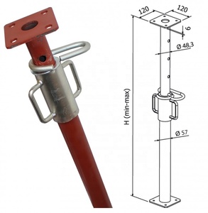 Coffrage en béton couronnes <span class=keywords><strong>de</strong></span> poteau en acier galvanisé enduit <span class=keywords><strong>de</strong></span> poudre - Product Image 3