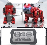 CBYD Jouet robotique chien Pug intelligent à écran tactile et Wi-Fi pour enfants, programmable, avec télécommande via application