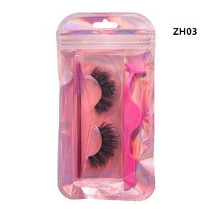Venta al por Mayor de 1 Par de Pestañas 3D de Visón Sintético, Suaves, Voluminosas, Dramáticas y Largas, Suministros de Belleza, Pelo Sintético - Product Image 3
