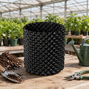Bac de jardin <span class=keywords><strong>pour</strong></span> le contrôle des racines - Panneau de plantation <span class=keywords><strong>surélevé</strong></span> <span class=keywords><strong>pour</strong></span> arbres, panneau de drainage en plastique <span class=keywords><strong>pour</strong></span> l'aménagement paysager, la pépinière et le jardinage - Product Image 1