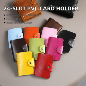 Пользовательский 24-бит большой емкости ПВХ карточка для хранения наличных денег визитница для кредитных карт бизнес-банка с конфетами для использования на паспорте - Product Image 3