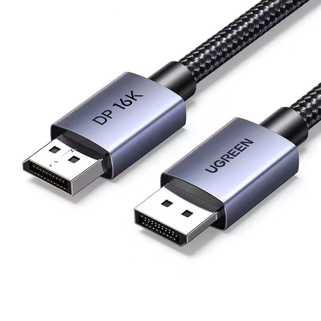 UGREEN 16K 60Hz 80Gbps DisplayPort Cable 2.1 8K 240Hz 4K 480Hz Display Port Cable 2m DP Cord HDR HDCP2.3 Cable for PC Laptop