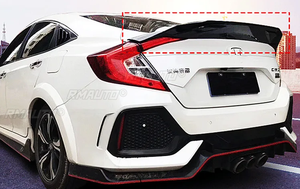 สปอยเลอร์หลังรถยนต์ ชิ้นส่วนตกแต่ง ABS พลาสติก สำหรับ Honda Civic รุ่นที่ 10 ปี 2016 2017 2018 2019 2020 แบบ 4 ประตู - Product Image 3