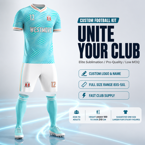 Fabricante de Camisetas de Fútbol Sublimadas Transpirables Personalizadas con Escudo del Equipo, Conjunto de Camisetas de Fútbol Personalizadas para Entrenamiento y Partidos de Club - Product Image 1