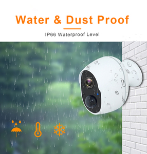 IP CCTV camera battery powered 1080P wireless security camera waterproof outdoor battery rechargeab - Product Image 3