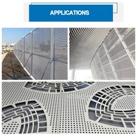 Panneau métallique perforé en aluminium personnalisable, léger, avec trous fendus, pour pare-soleil extérieur et grille de ventilation