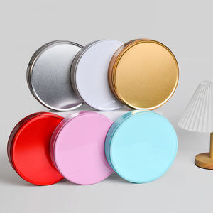 Logo personalizzato promozionale forma rotonda scatola di latta di metallo scatole di immagazzinaggio di caramelle in metallo barattolo di imballaggio - Product Image 2