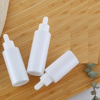 Flacons compte-gouttes en verre dépoli, sûrs et hygiéniques, avec compte-gouttes transparent pour le remplissage fractionné de 20 ml à 100 ml pour huiles essentielles