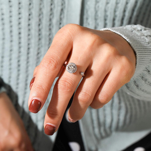 Anillo giratorio ajustable para mujer, sortija para la ansiedad para adolescentes, sortija antiestrés discreto para aliviar el dolor - Product Image 6