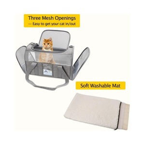 Sac de transport pliable et respirant pour animaux de compagnie - Sac à main pour petits chiens et chats - Product Image 2