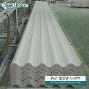 Feuilles de toit en plastique ondulées de résistance au feu forte B1 UPVC Apvc - Product Image 1