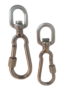 स्टेनलेस स्टील स्विवेल आंख वसंत हुक घूर्णन कारबिनर 98x5 मिमी रिगिंग जहाज kaikik नौका हार्डवेयर सहायक उपकरण - Product Image 6