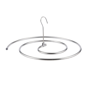 Séchoir à linge pliable en acier inoxydable 304, <span class=keywords><strong>spirale</strong></span>, pour draps, couvertures rondes - Product Image 2