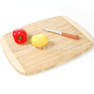 Cross-border bamboo cutting board, household meat cutting board, thickened cutting board, kitchen <b>fruit</b> cutting board, <b>rolling</b> - Product Image 1