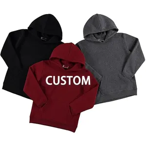 Solid Color Heavy Embroidery Logo Custom Mens Hoodie Unisex Grey Washed Hoodie Set