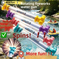Bunte Feuerwerks-Wasserspritzpistole aus Kunststoff mit Hochdruckstrahl für Kinder Outdoor-Partyspielzeug - Sommer-Strandspiele