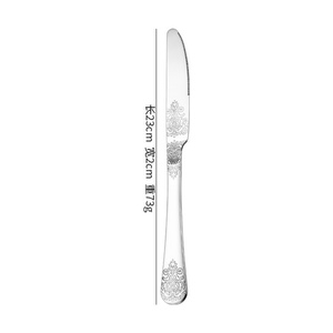 Wholesale Stainless Steel Cutlery <b>Sets</b> Knife Fork Spoon <b>Silver</b> Flatware <b>Set</b> for Restaurant Hotel Home Use Commercial Grade - Product Image 6