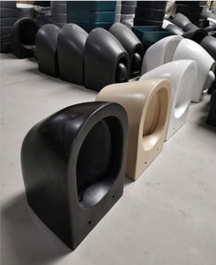 Sang trọng hiện đại <span class=keywords><strong>dual</strong></span>-tuôn ra phong cách Châu Âu treo tường <span class=keywords><strong>WC</strong></span> không có vành thiết kế giấu Tank thiết bị vệ sinh P-trap thoát nước cho phòng tắm - Product Image 3