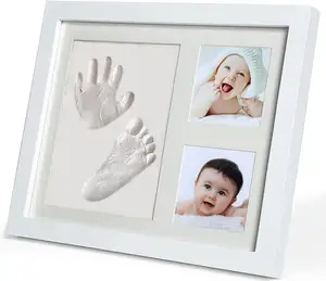 2023 baby handprint footprint my first year handprint baby clay handprint kit baby hand and footprint kit